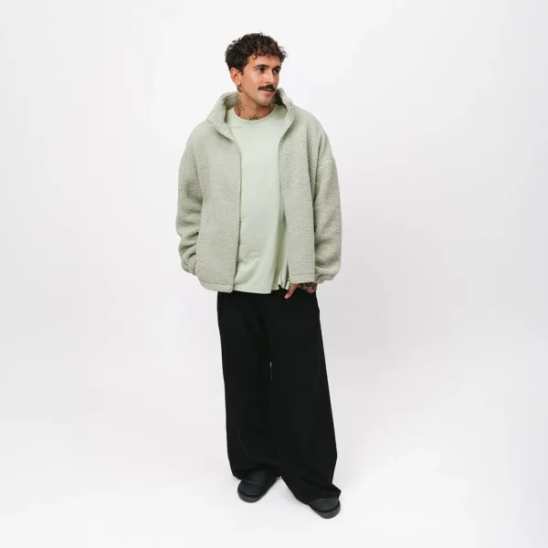 Bluza polarowa rozpinana Cushy matcha unisex