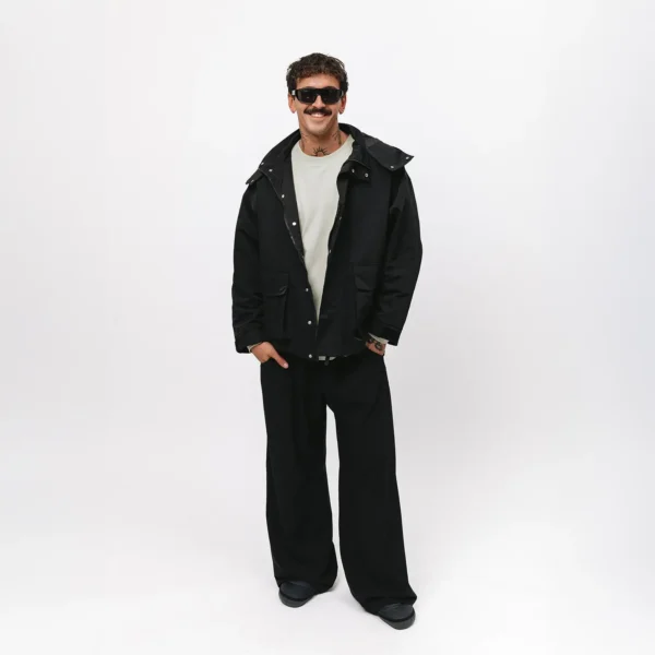 Kurtka z kapturem Tech czarna unisex