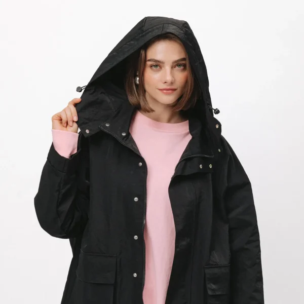 Kurtka z kapturem Tech czarna unisex