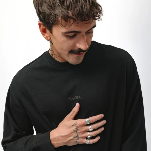 Longsleeve oversize Comfy Club Do Nothing czarny unisex