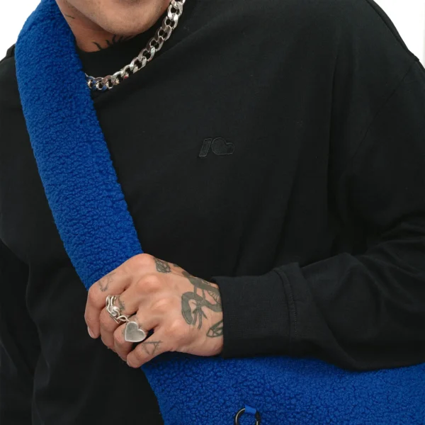 Longsleeve oversize Easy czarny unisex