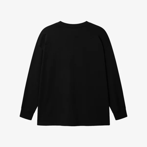 Zdjęcie dodatkowe - Longsleeve oversize Easy czarny unisex