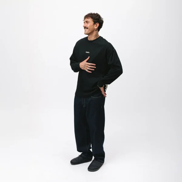 Longsleeve oversize Street Edge czarny unisex