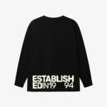 Longsleeve oversize Street Edge czarny unisex