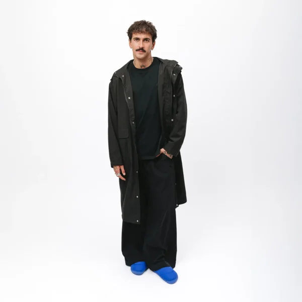 Parka przeciwdeszczowa oversize Comfort Zone czarna unisex
