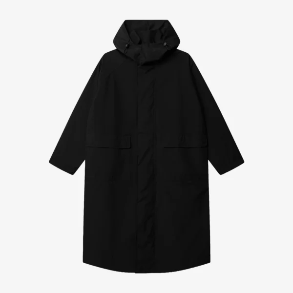 Parka przeciwdeszczowa oversize Comfort Zone czarna unisex