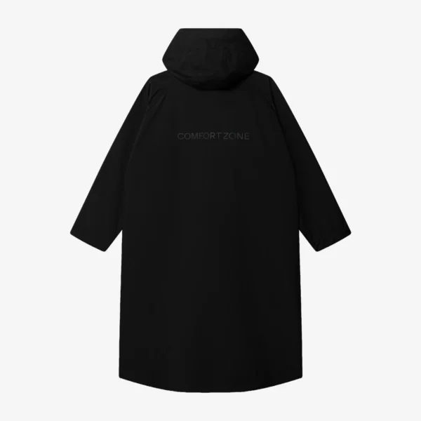 Parka przeciwdeszczowa oversize Comfort Zone czarna unisex