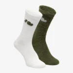 Skarpety Fluffy 2-pak khaki