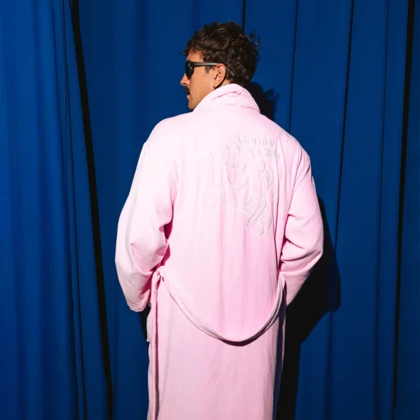 Szlafrok Comfy Club różowy unisex
