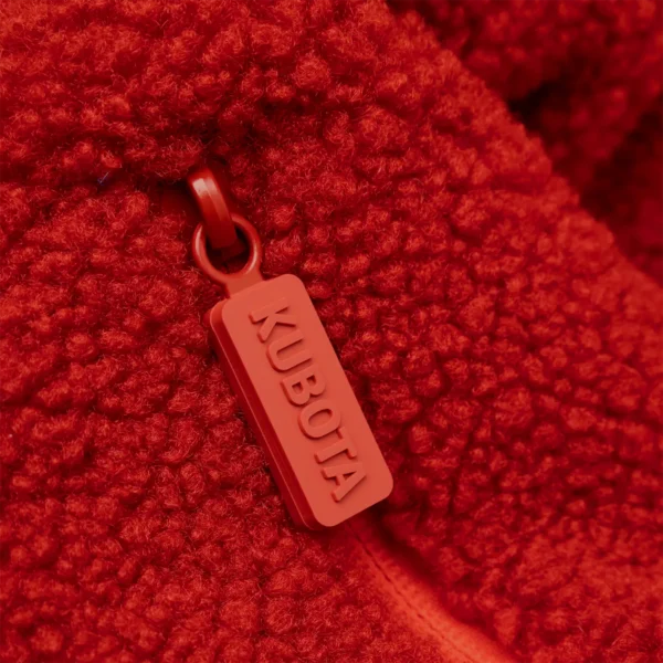 Torba z polaru Cushy z brelokiem Comfy Club czerwona