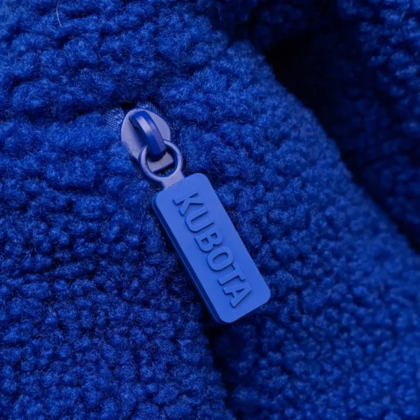 Torba z polaru Cushy z brelokiem Comfy Club kobaltowa