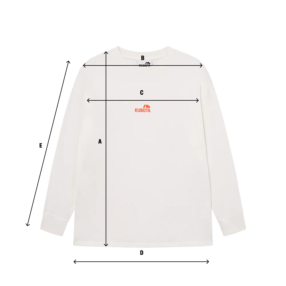 Tabela rozmiarów - Longsleeve Statement oversize